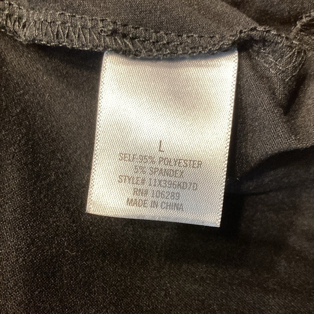 Mon Ami Y2K Balletcore Black Long Sleeve Wrap Peplum Top Blouse Fairy Grunge L/G - Picture 4 of 7